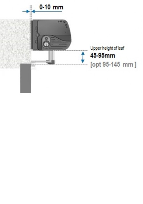 Electromechanical operator for swing doors